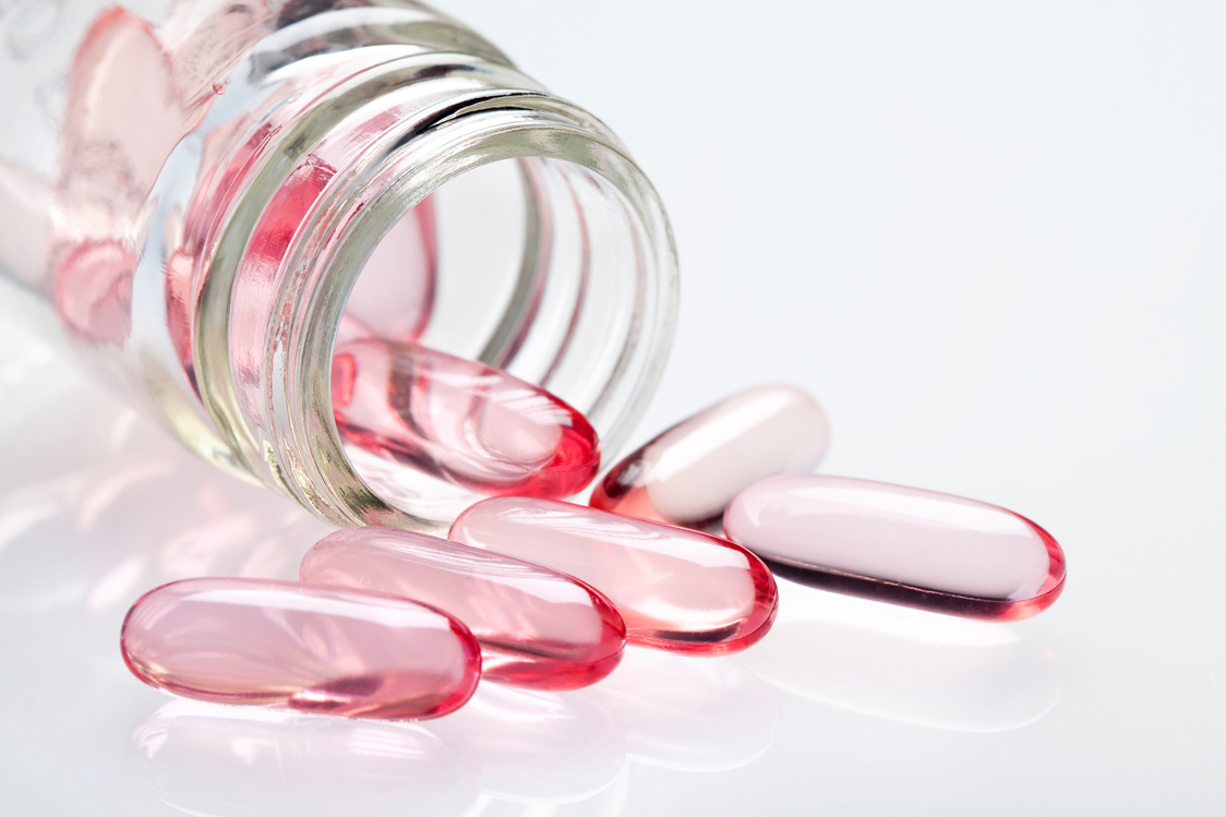 Ibuprofen gel capsules